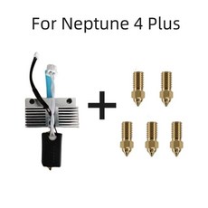 ELEGOO Neptune 공식 3D 프린터 완전 조립 트윈 기어 직접 구동 압출기 4 Max/Plus Hotend 및 5PCs 깍지 어셈블리, 2) Neptune 4 PLUS
