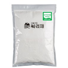 싸리재 유기농 습식 쌀가루 [ 백미 멥쌀가루 1kg ] 떡만들기 백설기 베이킹 비건요리, 1개