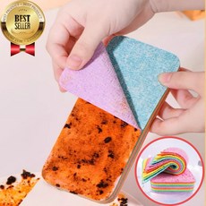 실리퀸 12겹 뜯어쓰는 매직 워터블럭 수세미 스펀지, 1세트, 2개