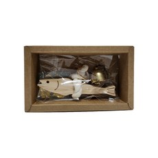 [황금물고기 스티커증정] 금만복 행운 액막이 명태 개업선물 집들이선물 풍수소품 대박 기원 북어 명주실 도어벨