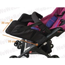 유모차 연장발판 보조 발판의자 버기보드 Goodbaby pockit 유모차 액세서리 확장 footmuff 맞는 우산 유모차 발 나머지 gb pockit a 2s 3s 용 발판, 30x35cm, 1개