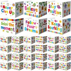 24Pcs 학생들을 위한 대량 영감을 주는 프라이버시 폴더 골판지 테스트 보드 동기 부여 단어 책상 분할기 교실 학교 학습 용품을 방패 6가지 스타일팜하우스, Energetic