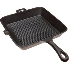올드 마운틴 10108 캠프파이어쿡웨어 10.5인치 x 1.75인치 다크 그릴 팬, Dark Grill Pan, 10.5 in x 1.75 in