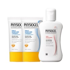 피지오겔 DMT UV 선크림30mlX2개 + 레드수딩 로션50ml 1개