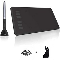 HUION H640P Graphic Tablets OSU Drawing Tablet with 6 Shortcut Keys Battery-Free Stylus 8192 Pres, One Color, 상세 설명 참조0