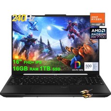 ASUS TUF 게이밍 A16 노트북 16" QHD 240Hz 500nits DCIP3 100 3ms AMD 8코어 Zen 4 Ryzen 9 7940HS i713700H 32G