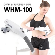 [웰뷰텍] 무선 다람쥐 코드프리 안마기 WHM-100, 1개