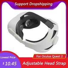 Oculus Quest 2 엘리트 조정식 헤드 스트랩 향상 2 VR 액세서리의 편안함 가상 지원 3D 안경/가상 현실 안경, 03 France, 02 Black