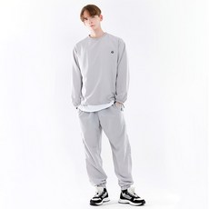 고스트리퍼블릭 절개 스트링 우븐 맨투맨 조거 트레이닝 세트 GTS-111932