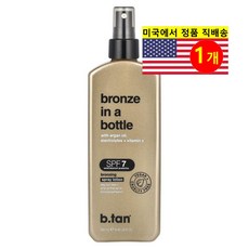 b.tan SPF 7l 브론즈 인 어 보틀 브론징 셀프 태닝 스프레이 로션, 1개, 250ml