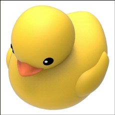 노란 오리 삑삑이(미니)-100개-ZHA