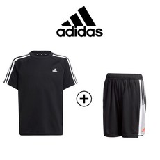 아디다스주니어반팔세트