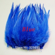 아름 다운 100 pcs 파란색 꿩 치킨 닭 수 탉 깃털 공예 의류 보석 장식 대량 판매 깃털 만들기