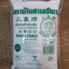 [타피오카전분 파우더] 타피오카100% Tapioca starch 500g WORLDFOOD, 1개