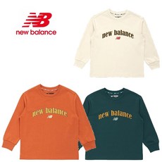 뉴발란스 NEW BALANCE 키즈 469180 ESSENTIAL 레터 긴팔티 NK9BD3102U