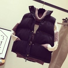 리복패딩조끼
