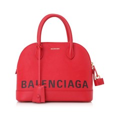 Balenciaga 발렌시아가 550645 VILLE 빌 탑핸들 토트백 레드 2-WAY
