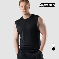 아르메데스 기능성 오버핏 민소매 나시 남성 짐웨어 AR-124