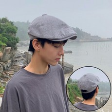아름의장식 모자남 가을겨울 보온 베레모캐주얼 잉렌풍 압설모자한판 베이직남보동모 연회색
