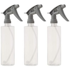 Chemical Guys 헤비듀티 보틀 및 스프레이어 16온스 3팩, 16ounce(3pack), 투명, 투명