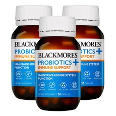 블랙모어스 프로바이오틱스 + 이뮨 서포트 30 캡슐 X 3개, 1세트