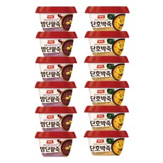양반죽 밤단팥죽6개+호박죽6개, 288g, 12개