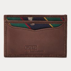 Polo Ralph Lauren Bear Silk Repp Card Case 523410 Navy-Green-Yellow-Red 카드명함지갑