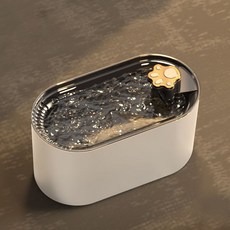 정수기 고양이정수기 애완동물 급수기 대용량 USB 충전형 강아지정수기 3L, 1개, 화이트
