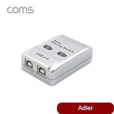 USB 공유기 2대1 선택기 2.0 수동 스위치 및 컴퓨터 컴스 네트워크장비
