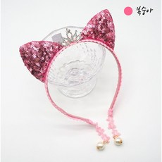 왕관귀걸이머리띠