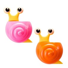 달팽이 칫솔걸이 NV-039, 오렌지, 핑크, 2개