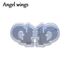 다이1739 반짝이는 꽃 해바라기 하트 원형 뱀 해마 비둘기 모양의 귀걸이 실리콘 공예 금형 수지 에폭시, [14] DY1682, 1개