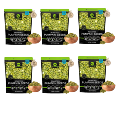 유기농 호박씨 볶은 무염 넛크레이빙 NUT CRAVINGS Roasted Unsalted Pumpkin Seeds, 6개, 454g