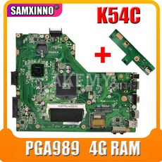 SAMXINNO Asus K54C X54C X54H X54HR K54HR K54LY 노트북 마더 보드 메인 보드 PGA989 HDMI 테스트 100% OK 4G RAM|mothe, 1개, CHINA, 단일
