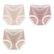 임산부 팬티 세트 모달 하이웨스트 팬티 임신 빅사이즈 팬티 심플 팬티 세트 3피스