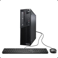 Lenovo 레노버 ThinkCenter M73 SFF 스몰 폼 팩터 비즈니스 데스크톱 컴퓨터 Intel DualCore i34130 3.4GHz 8GB RAM 500GB HD, Intel i5 Quad Core - i34130