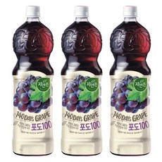 웅진 자연은 포도 1.5L X 3개