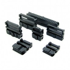 100PCS FC-6/8/10/12/14/16/18/20/30/40/50/64 핀 암 헤더 IDC 소켓 커넥터 2.54MM 피치 1.27MM 와이어 6p 10p 20p 40P, 18P, 18개