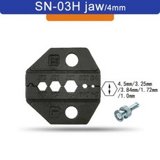압착 플라이어 탭 28 48 63 C3 XH254 플러그 절연 튜브 터미널 도구 턱 너비 4mm 플라이어 190mm SN4mm 1 개, 1개