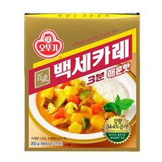 오뚜기 3분 백세카레 매운맛 200gx5개/무료배송