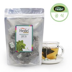 하이델 허브차 페퍼민트 삼각티백, 20개입, 1개