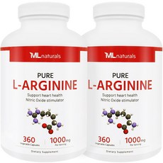 마이라이프 내추럴스 L-아르기닌 L-Arginine 1000 mg 아미노산 360정 2병