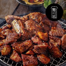 [황가고집]양념돼지갈비 1.2kg(밀키트 캠핑 간편조리), 양념갈비단품