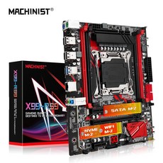 MACHINIST 마더보드 LG 호환A 2011-3 지원 Xeon E5 2640 V3 2667 V4 CPU DDR4 ECC RAM 데스크탑 메모리 SSD M.2 M-ATX RS9