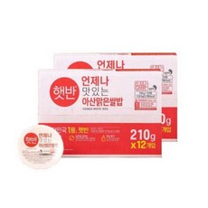 CJ제일제당 햇반 아산맑은쌀밥 210g 12개입 X 2팩, 24개
