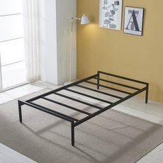 퍼니비 리사 무헤드 슈퍼싱글 철제 철재 침대 프레임 SS, 선택안함, 무헤드 블랙
