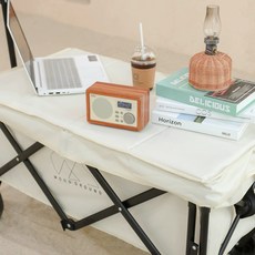 무드그라운드 캠핑웨건 소프트 테이블 상판 휴대용 접이식 차박용품, 소프트테이블 베이지