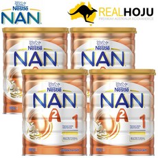 네슬레 NAN A2 단백질 포뮬라 1단계 800g 4개