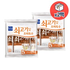 면사랑 쇠고기맛 육수 (340g x 5개) 1.7kg x 2팩