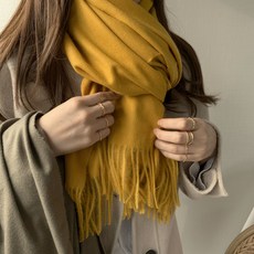 블루씨티 버진울 기모 퀄리티 좋은 커플 겨울 목도리 머플러
